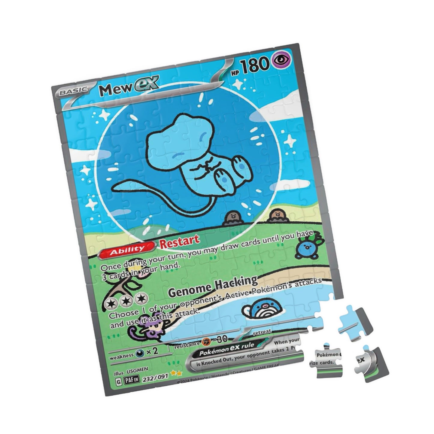 Bubble Mew Puzzle (110, 252, 520, 1014-piece)