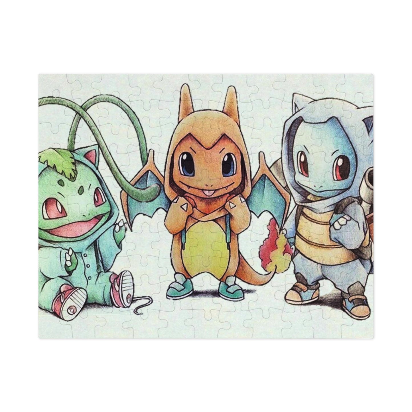 Pokemon Starters Jigsaw Puzzle (30, 110, 252, 500,1000-Piece)