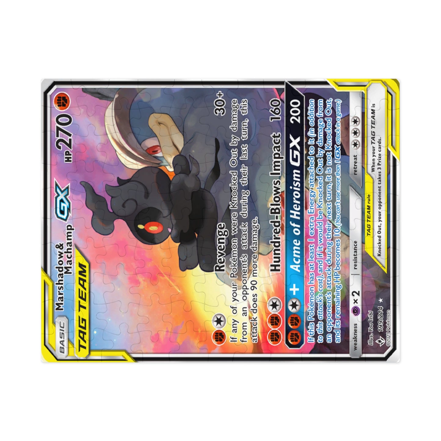 Marshadow Tag Team Jigsaw Puzzle