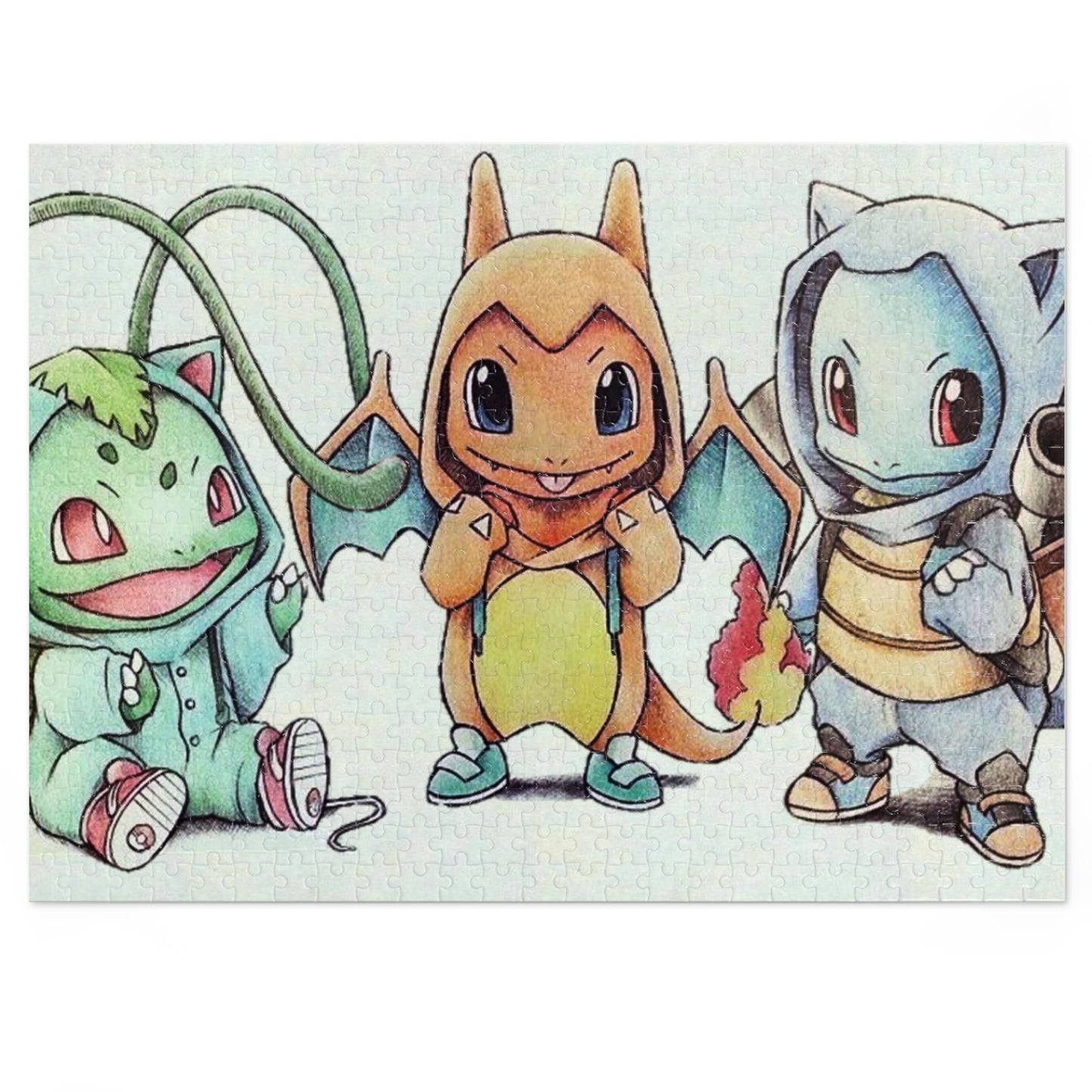 Pokemon Starters Jigsaw Puzzle (30, 110, 252, 500,1000-Piece)
