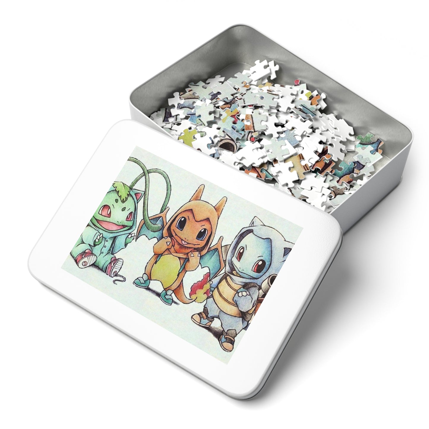 Pokemon Starters Jigsaw Puzzle (30, 110, 252, 500,1000-Piece)