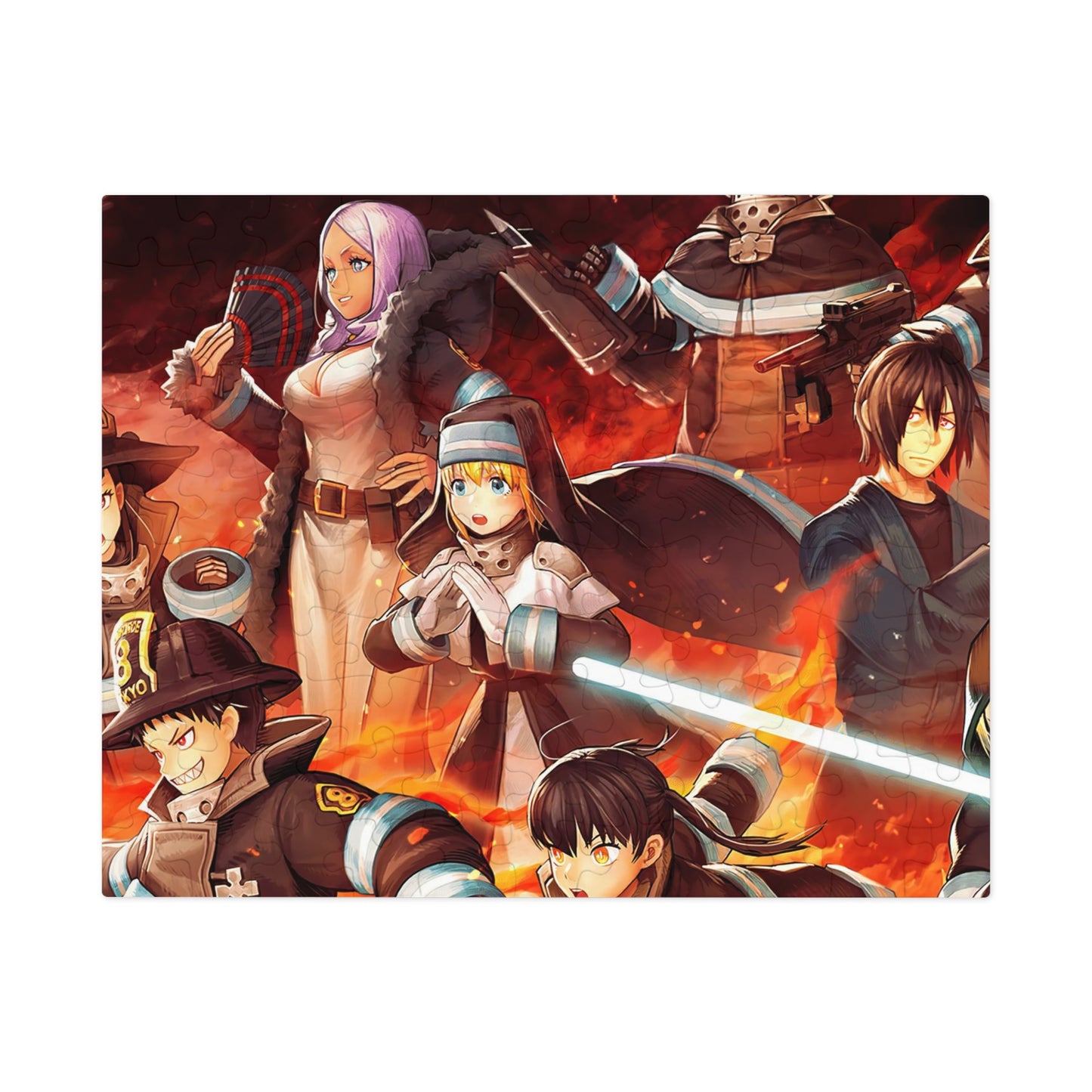Fire Force Jigsaw Puzzle (30, 110, 252, 500,1000-Piece)