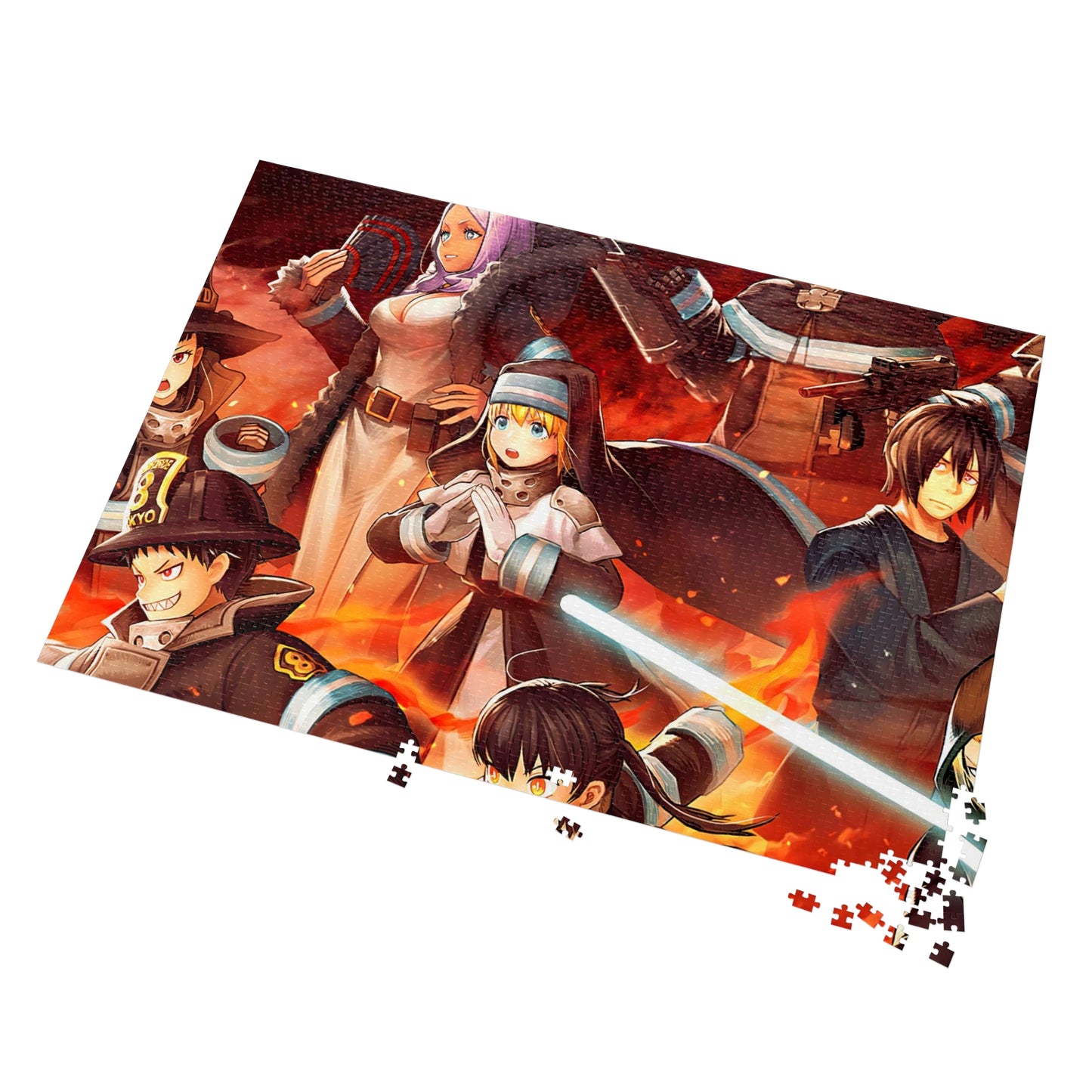 Fire Force Jigsaw Puzzle (30, 110, 252, 500,1000-Piece)