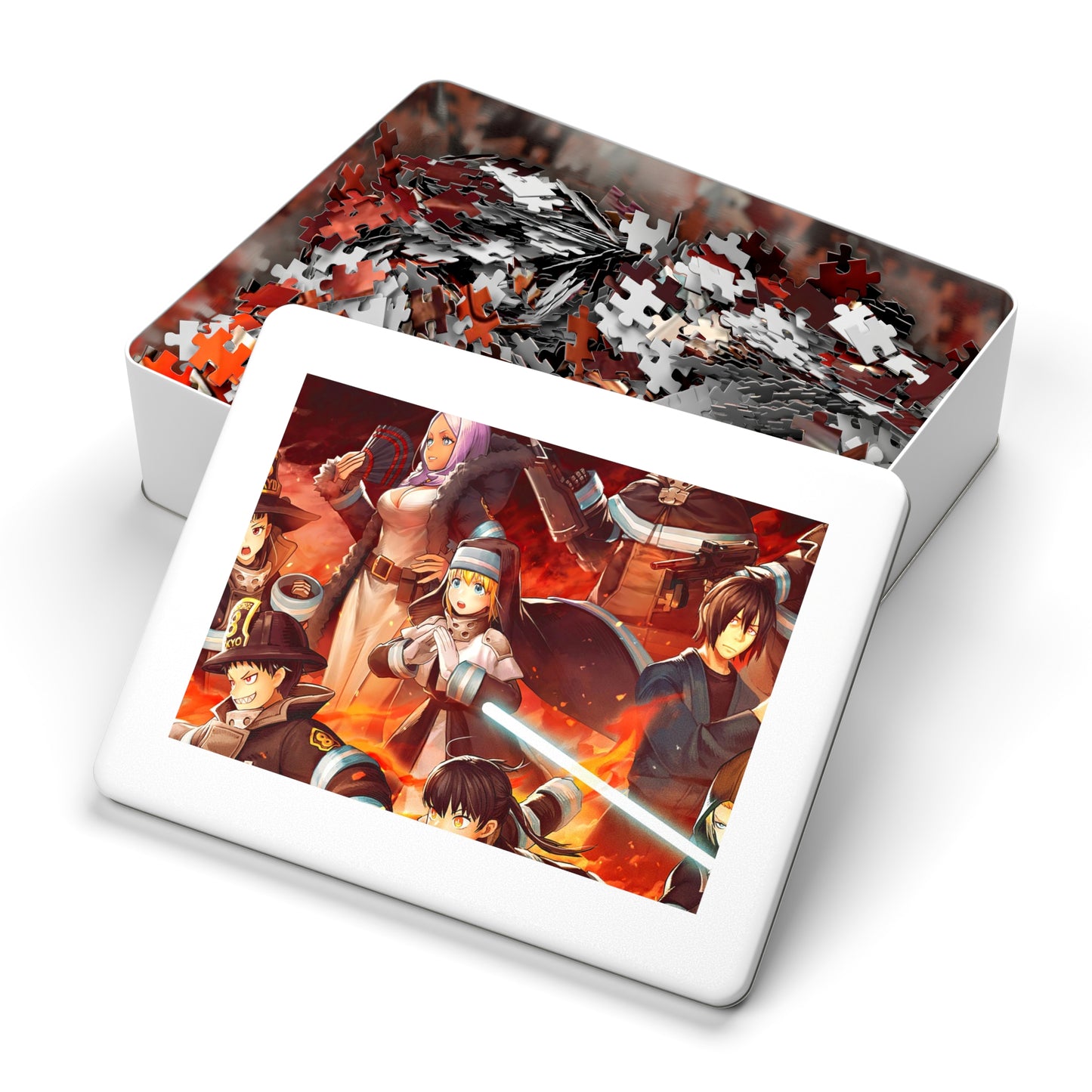 Fire Force Jigsaw Puzzle (30, 110, 252, 500,1000-Piece)