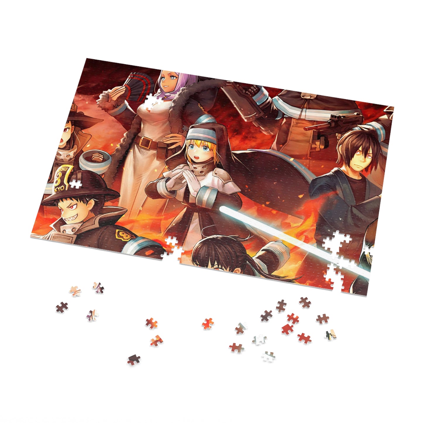 Fire Force Jigsaw Puzzle (30, 110, 252, 500,1000-Piece)