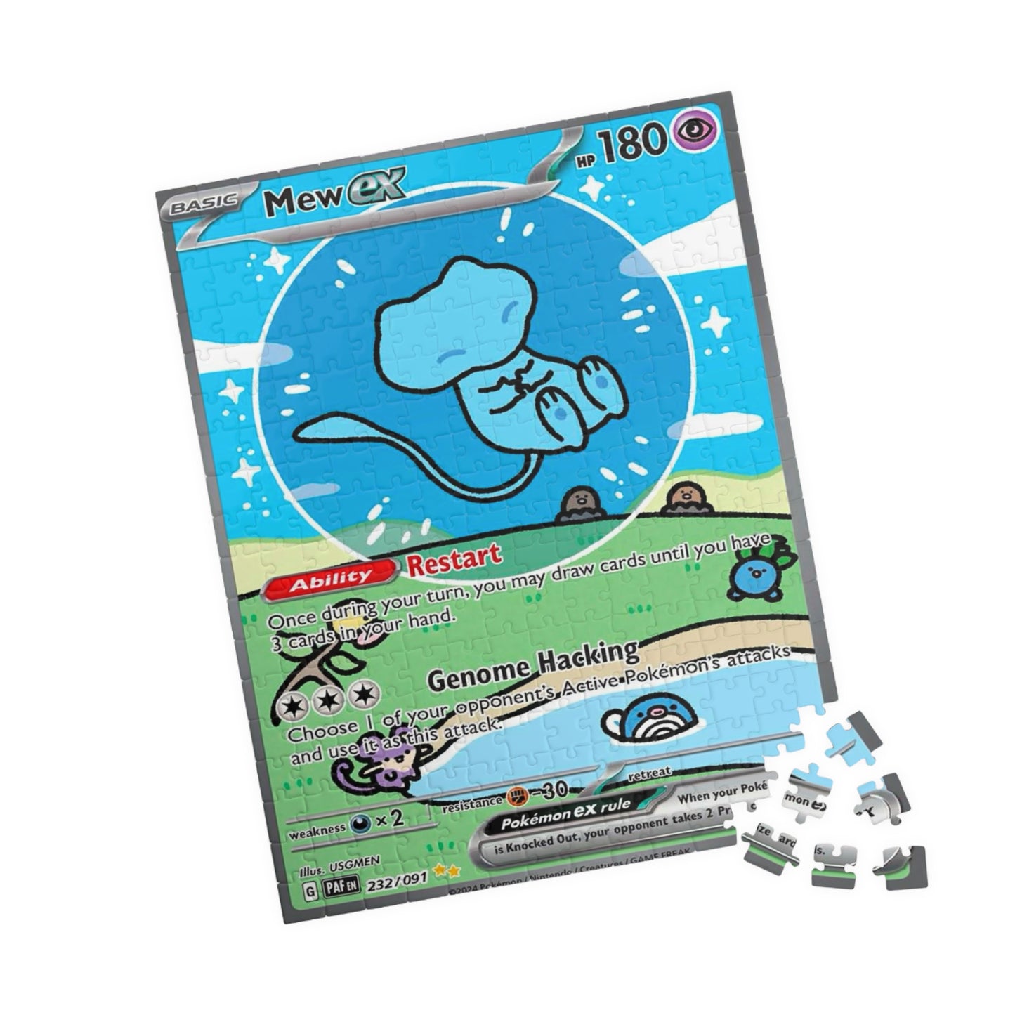 Bubble Mew Puzzle (110, 252, 520, 1014-piece)