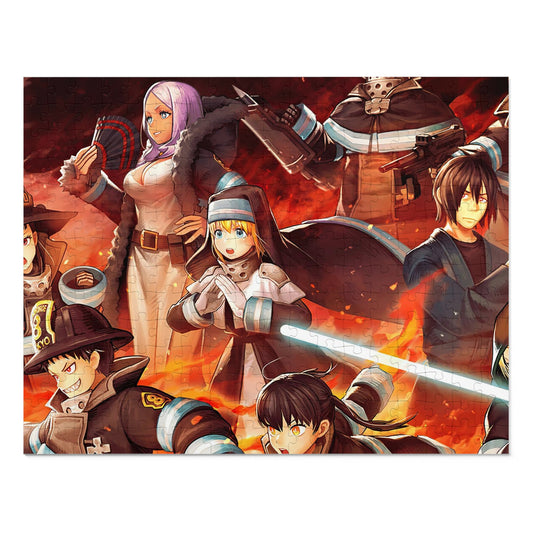 Fire Force Jigsaw Puzzle (30, 110, 252, 500,1000-Piece)