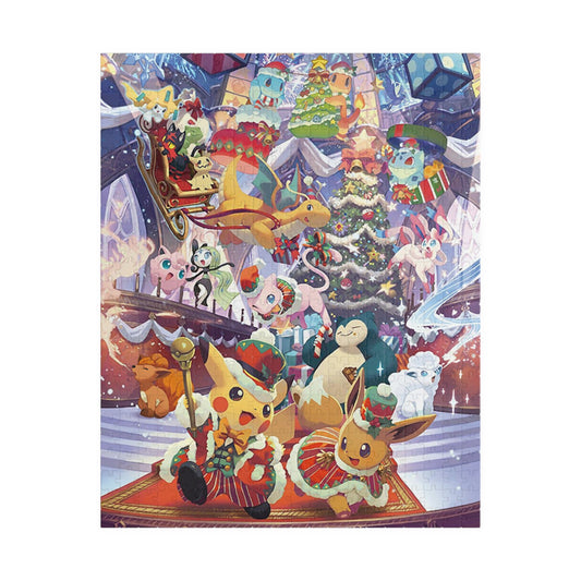 Pokemon Christmas Jigsaw Puzzle  (250, 520, 1014-piece)