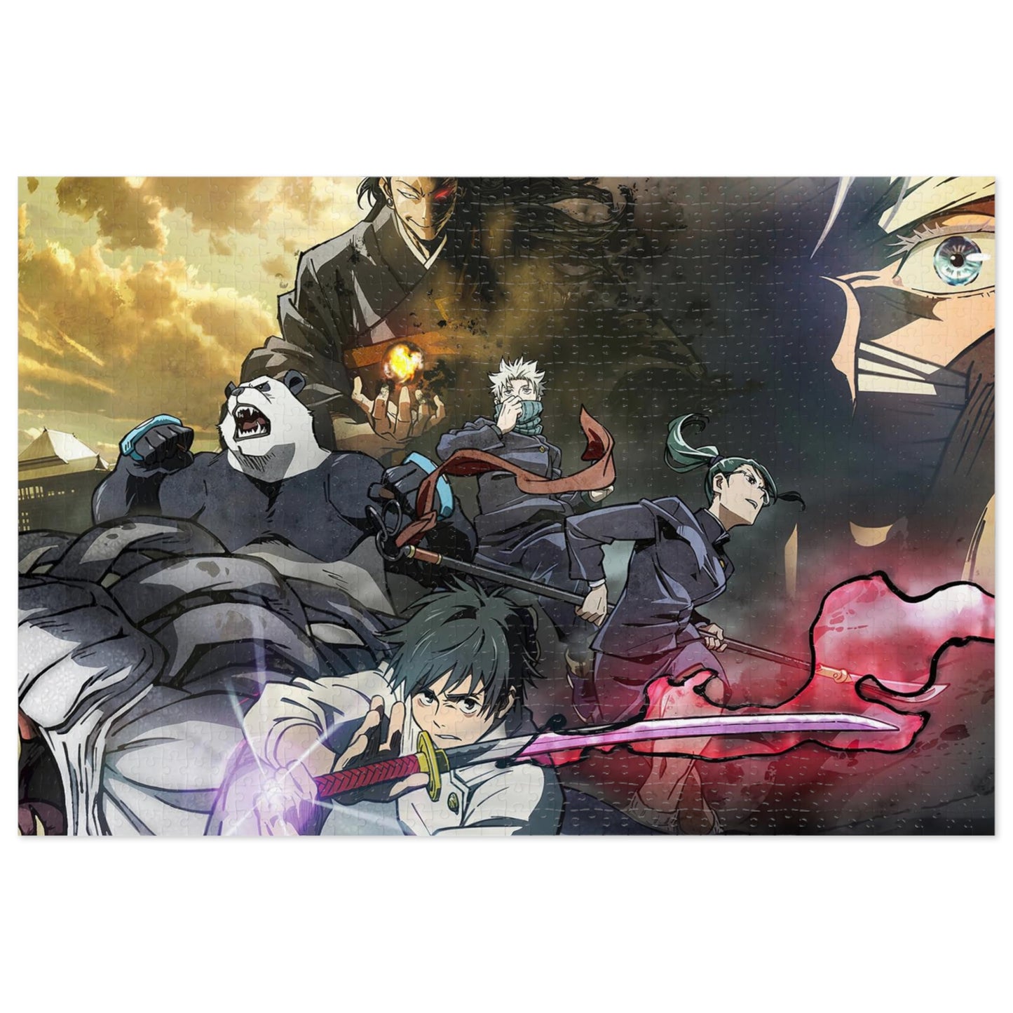 Jujutsu Kaizen Jigsaw Puzzle (30, 110, 252, 500,1000-Piece)