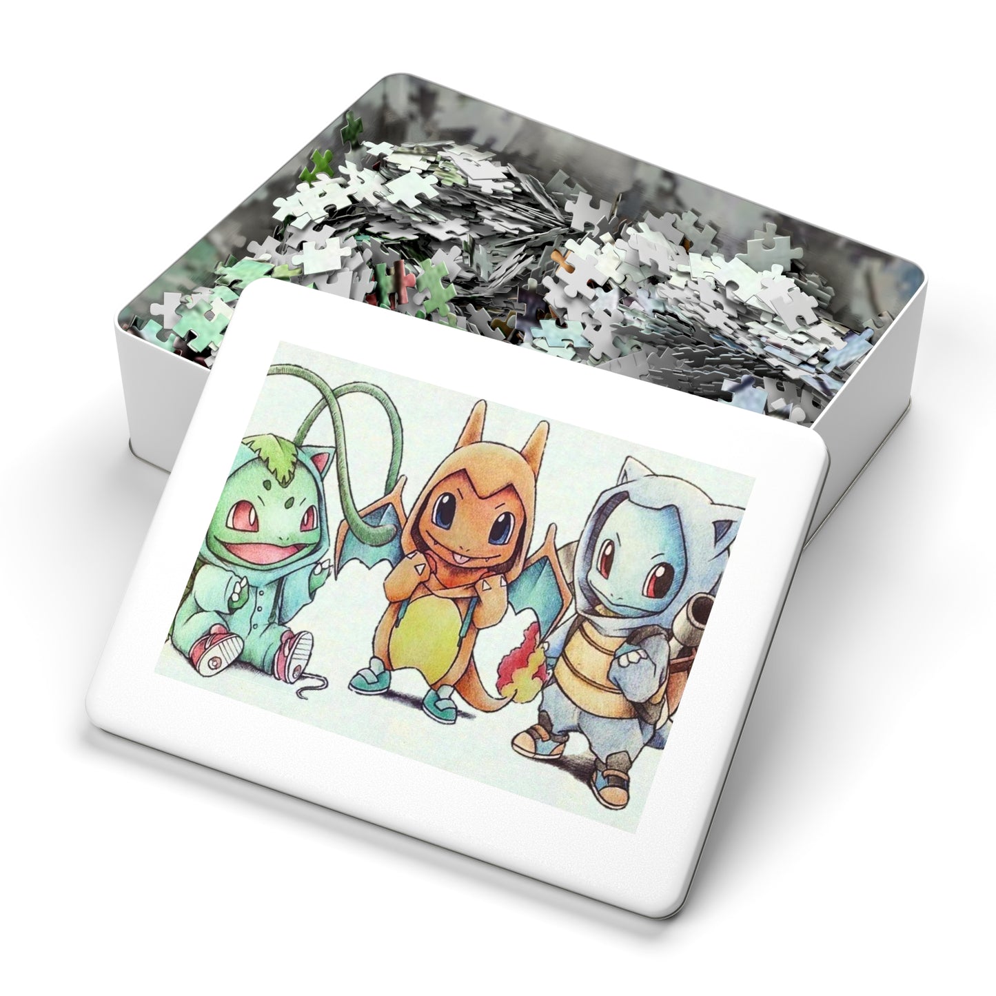 Pokemon Starters Jigsaw Puzzle (30, 110, 252, 500,1000-Piece)