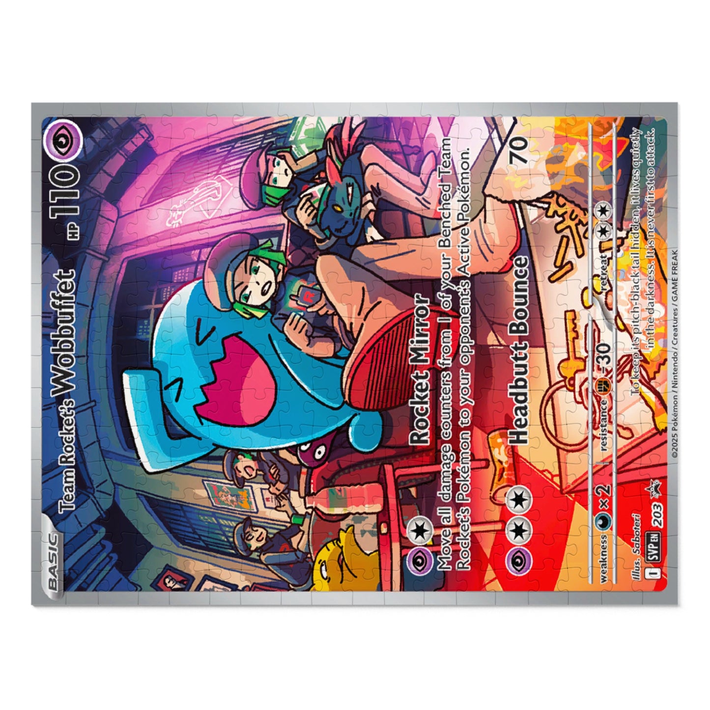 Team Rockets Wobbuffet Jigsaw Puzzle