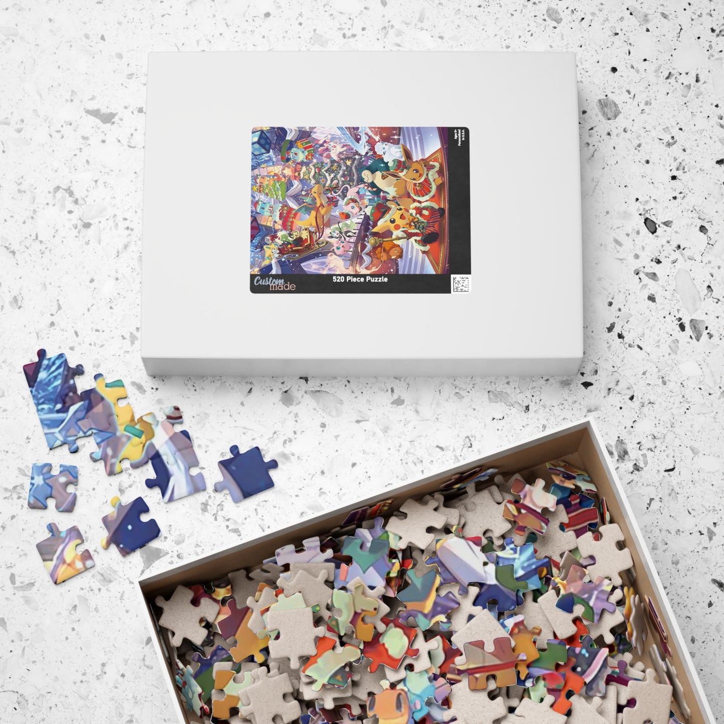 Pokemon Christmas Jigsaw Puzzle  (250, 520, 1014-piece)