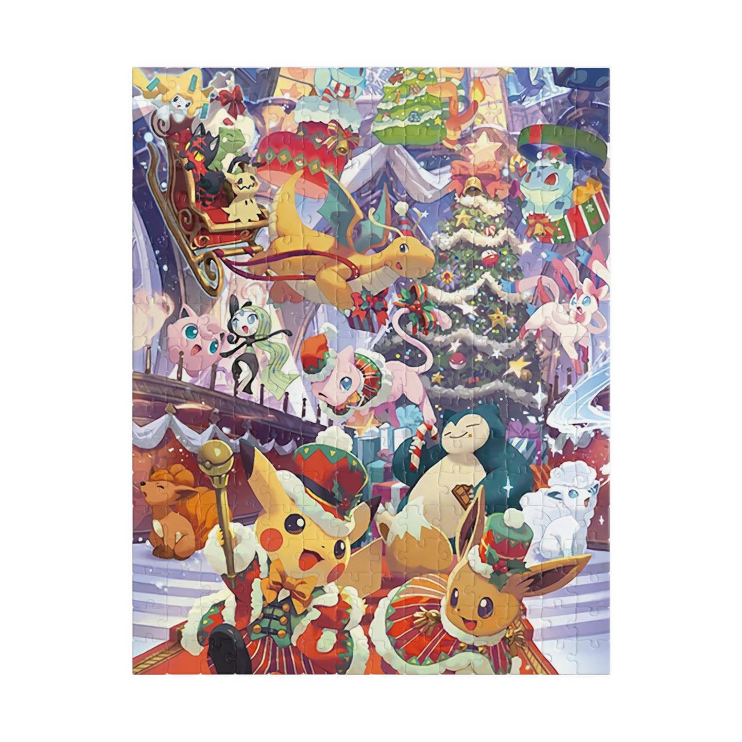 Pokemon Christmas Jigsaw Puzzle  (250, 520, 1014-piece)