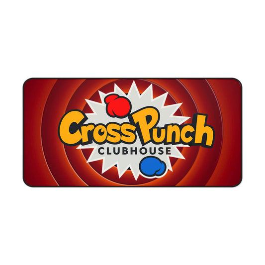 CrossPunch Clubhouse Desk Mat - Gaming, Home Office, Fun Desk Accessories, Unique Gift, Personalize Your Workspace