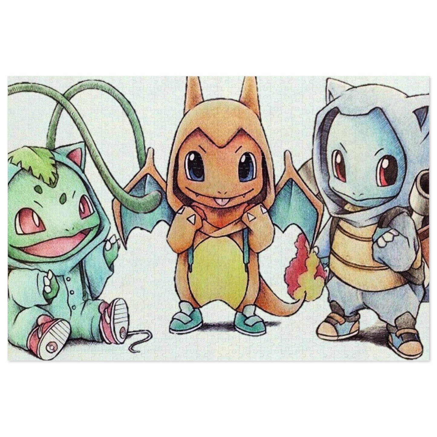 Pokemon Starters Jigsaw Puzzle (30, 110, 252, 500,1000-Piece)