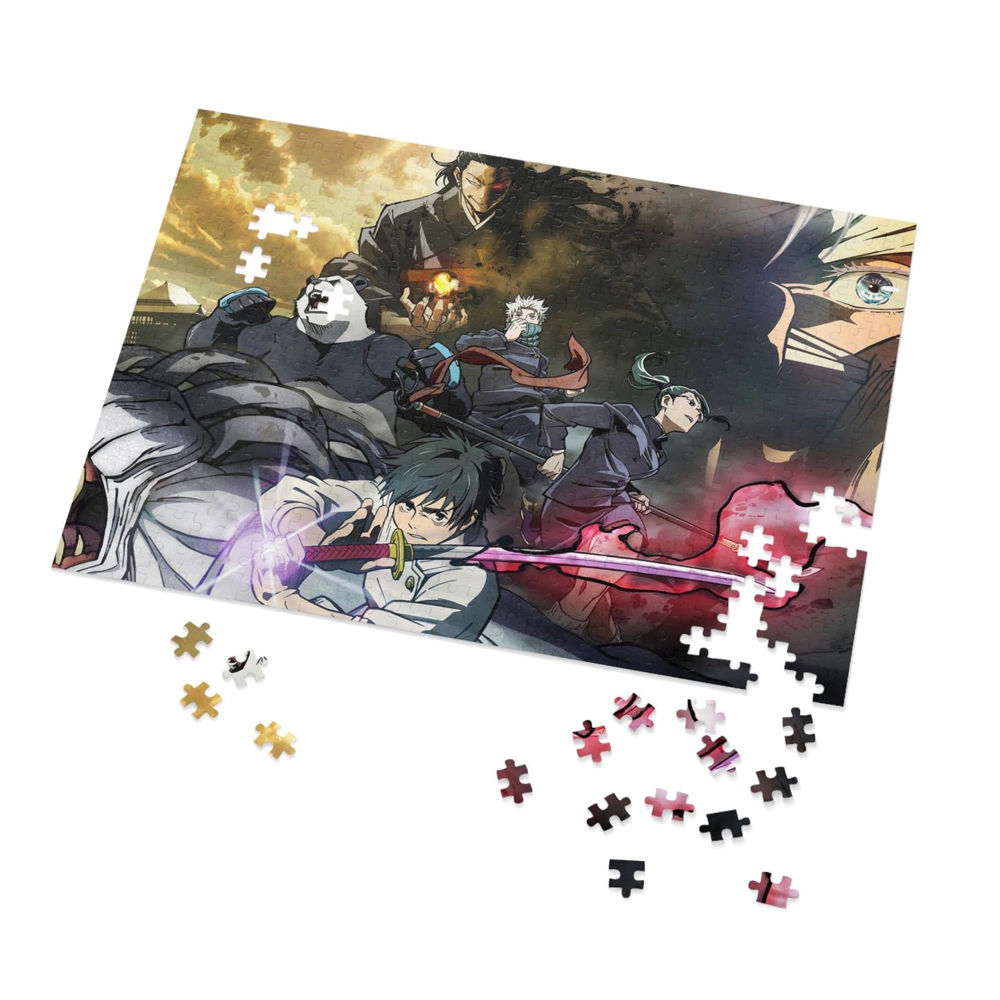 Jujutsu Kaizen Jigsaw Puzzle (30, 110, 252, 500,1000-Piece)