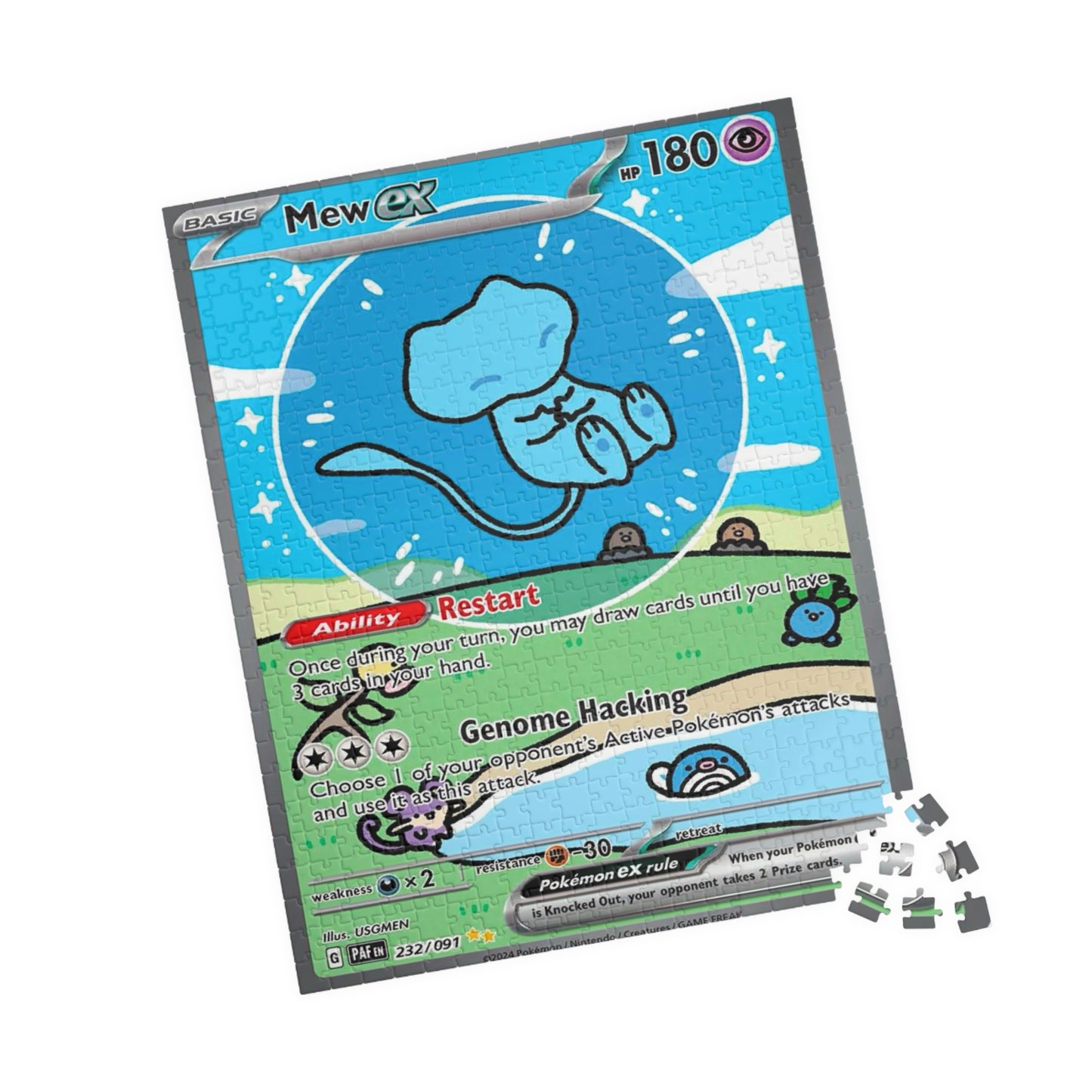 Bubble Mew Puzzle (110, 252, 520, 1014-piece)
